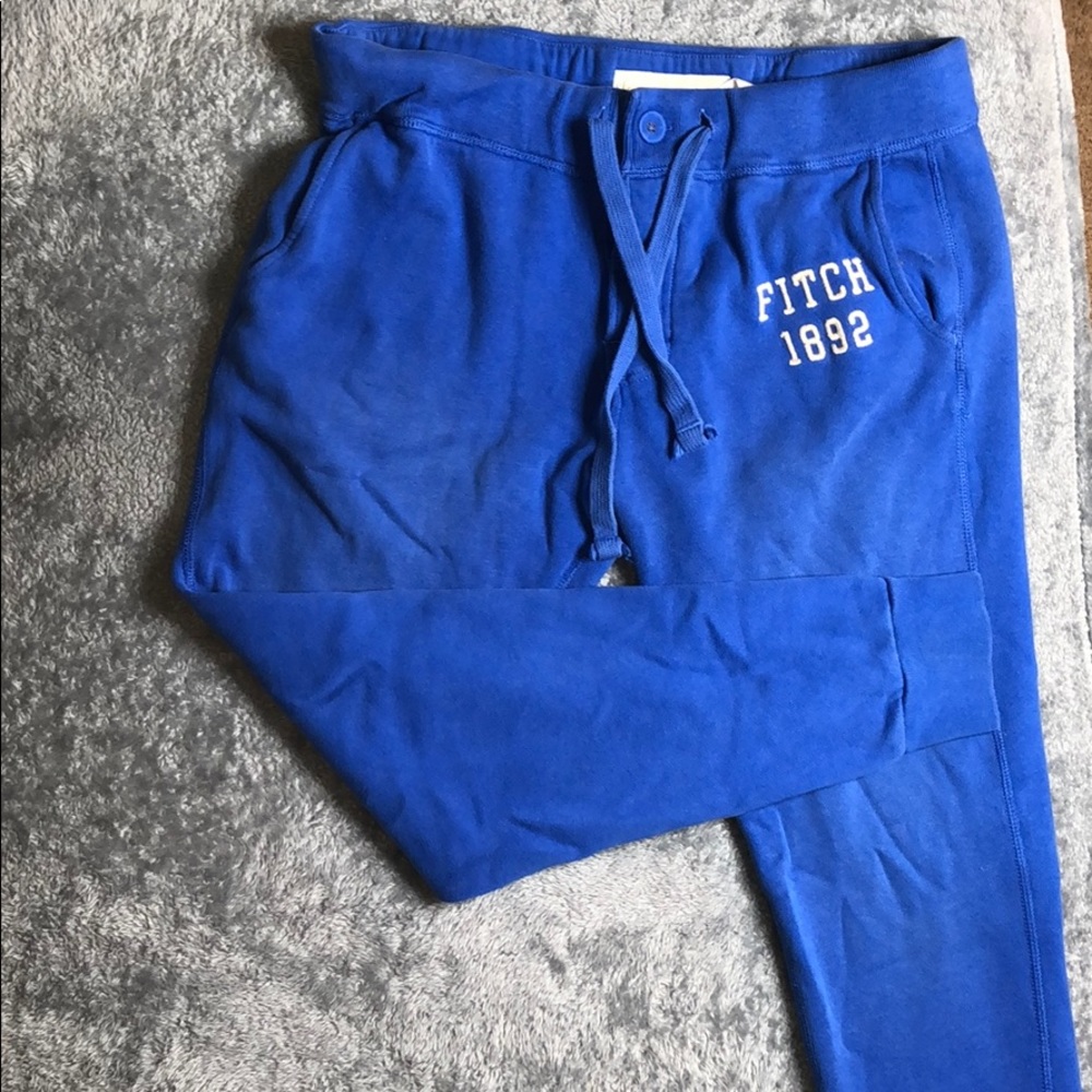 Royal blue Abercrombie sweatpants